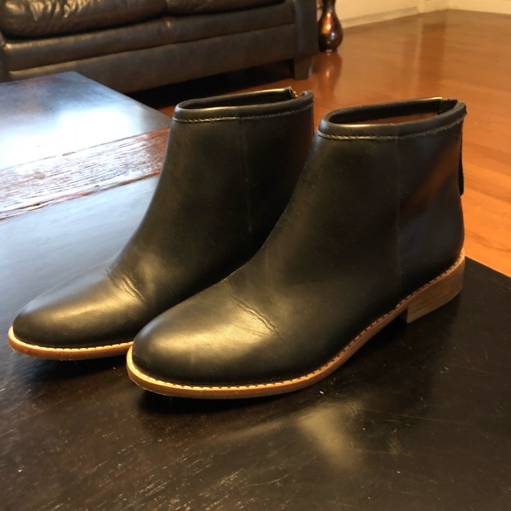 Like new black ankle boots
